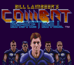 Bill Laimbeer's Combat Basketball (USA) Title Screen